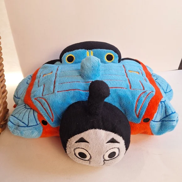 Thomas The Little Engine Plushie Friend Blue Orang Plush Toy Very Good Condition - Picture 3 of 5